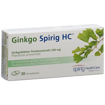 GINKGO Spirig HC Filmtabl 240 mg 30 Stk