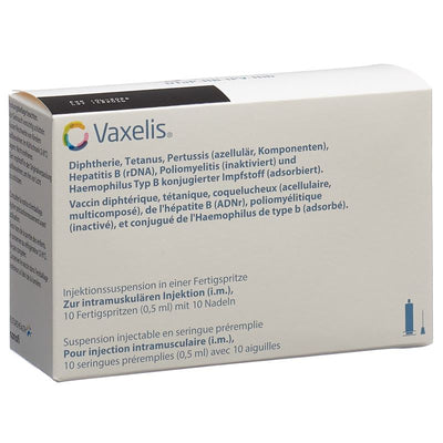 VAXELIS Inj Susp mit 1 Nadel 10 Fertspr 0.5 ml