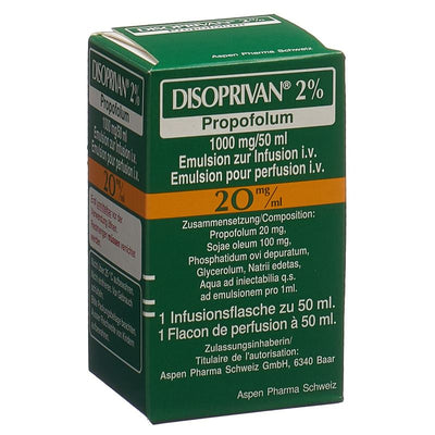 DISOPRIVAN 2% 1 g/50ml Durchstf 50 ml