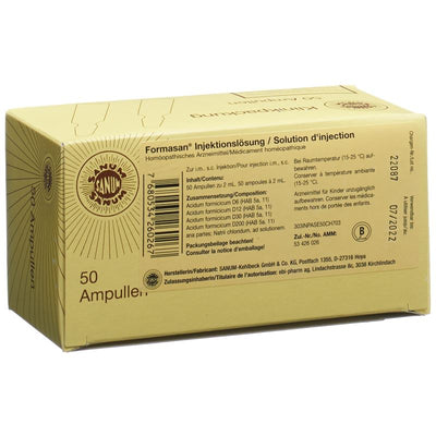 FORMASAN Inj Lös 50 Amp 2 ml