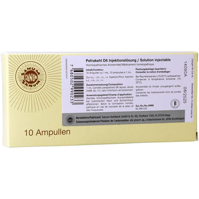 PEFRAKEHL Inj Lös D 6 10 Amp 1 ml