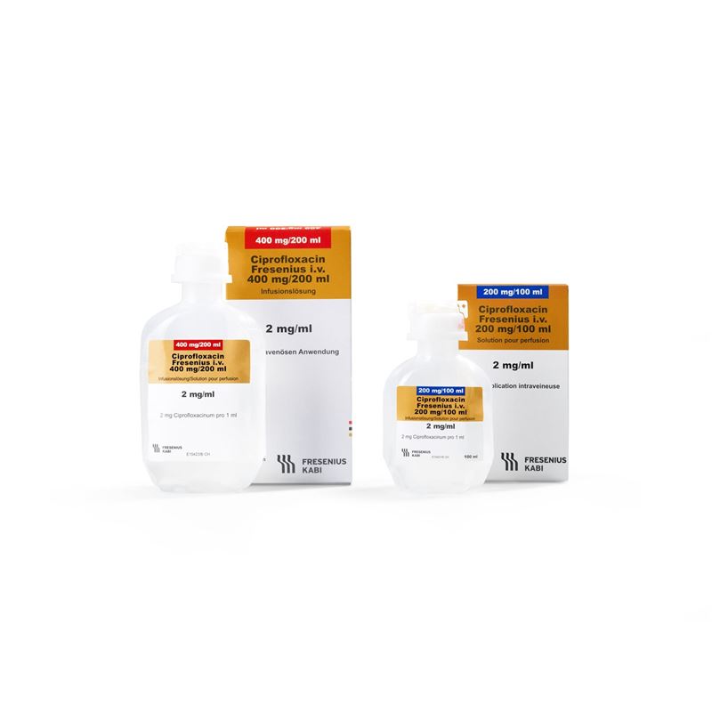 CIPROFLOXACIN Fresenius 200 mg/100ml KabiPa 10 Stk