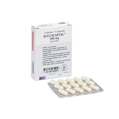 SUCCICAPTAL Kaps 200 mg 15 Stk