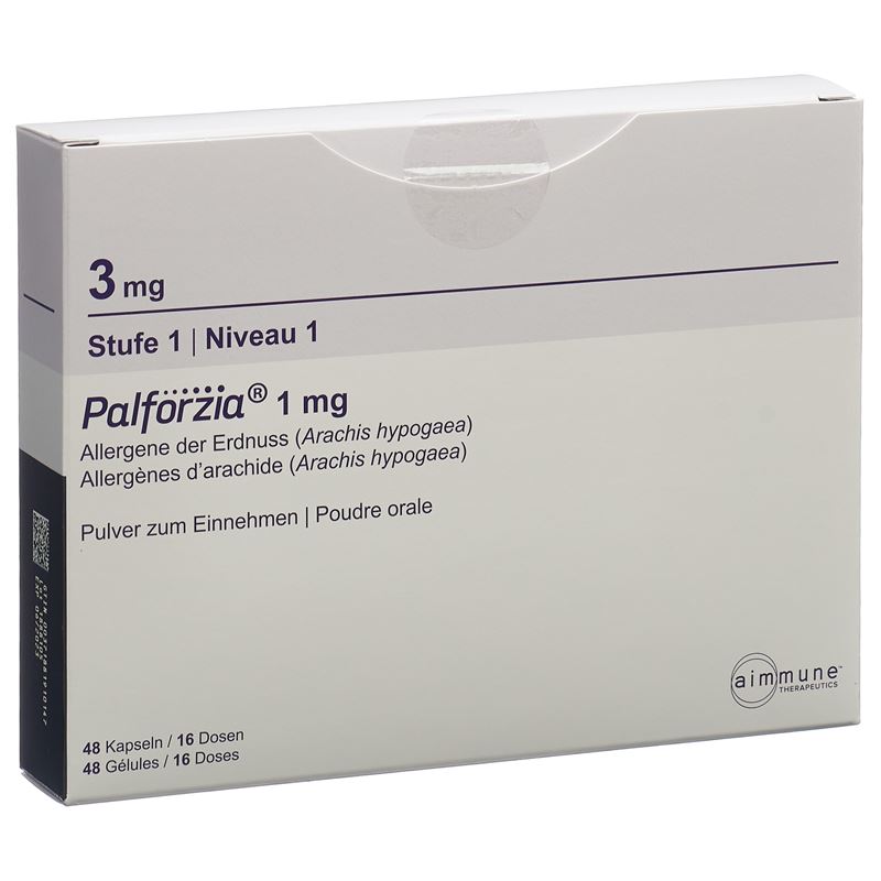PALFORZIA Stufe 1 Plv 1 mg 48 Stk