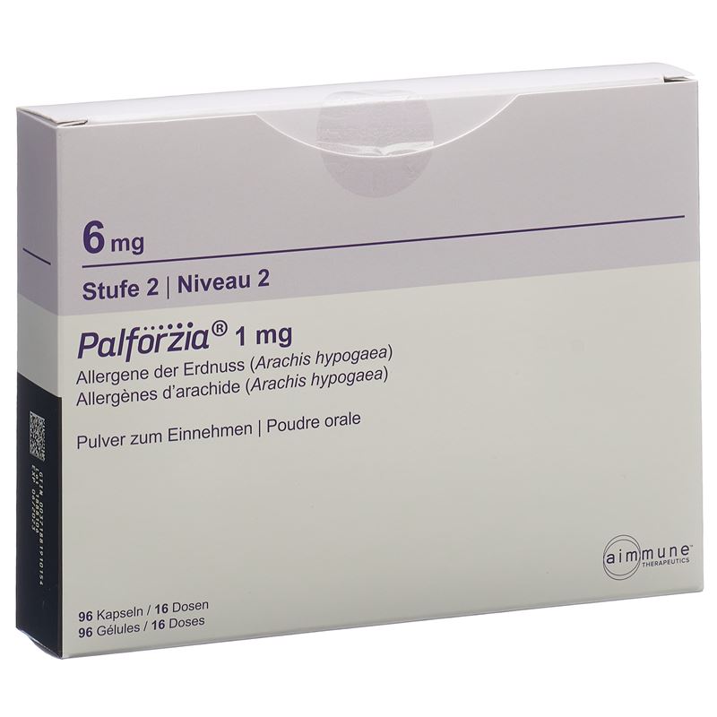 PALFORZIA Stufe 2 Plv 1 mg 96 Stk