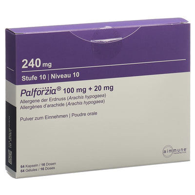 PALFORZIA Stufe 10 Plv 32x20mg/32x100mg 64 Stk